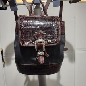 Brighton New York Black Fabric Bag